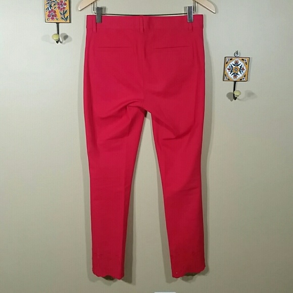 GAP coral skinny ankle pants with details - Picture 2 of 7